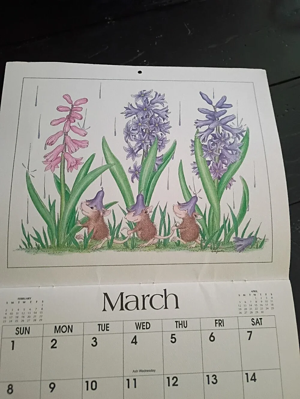 House Mouse Designs 1992 Calendar Ephemera Ellen Jareckie